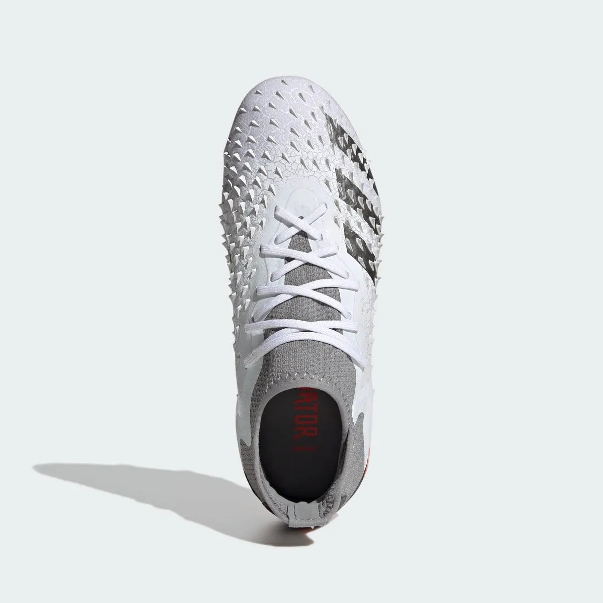 Adidas JR Predator Freak .1 FG - White-Iron Metallic (Top)