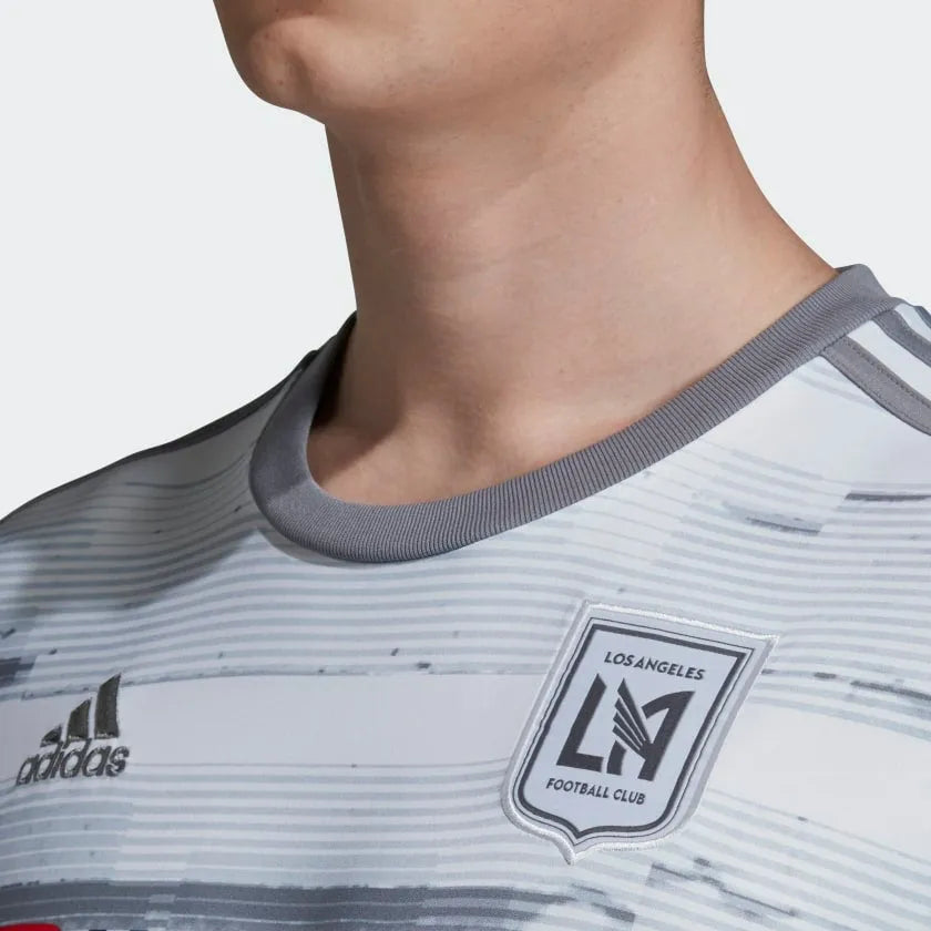 adidas LAFC Away Jersey White 2019 - Grey