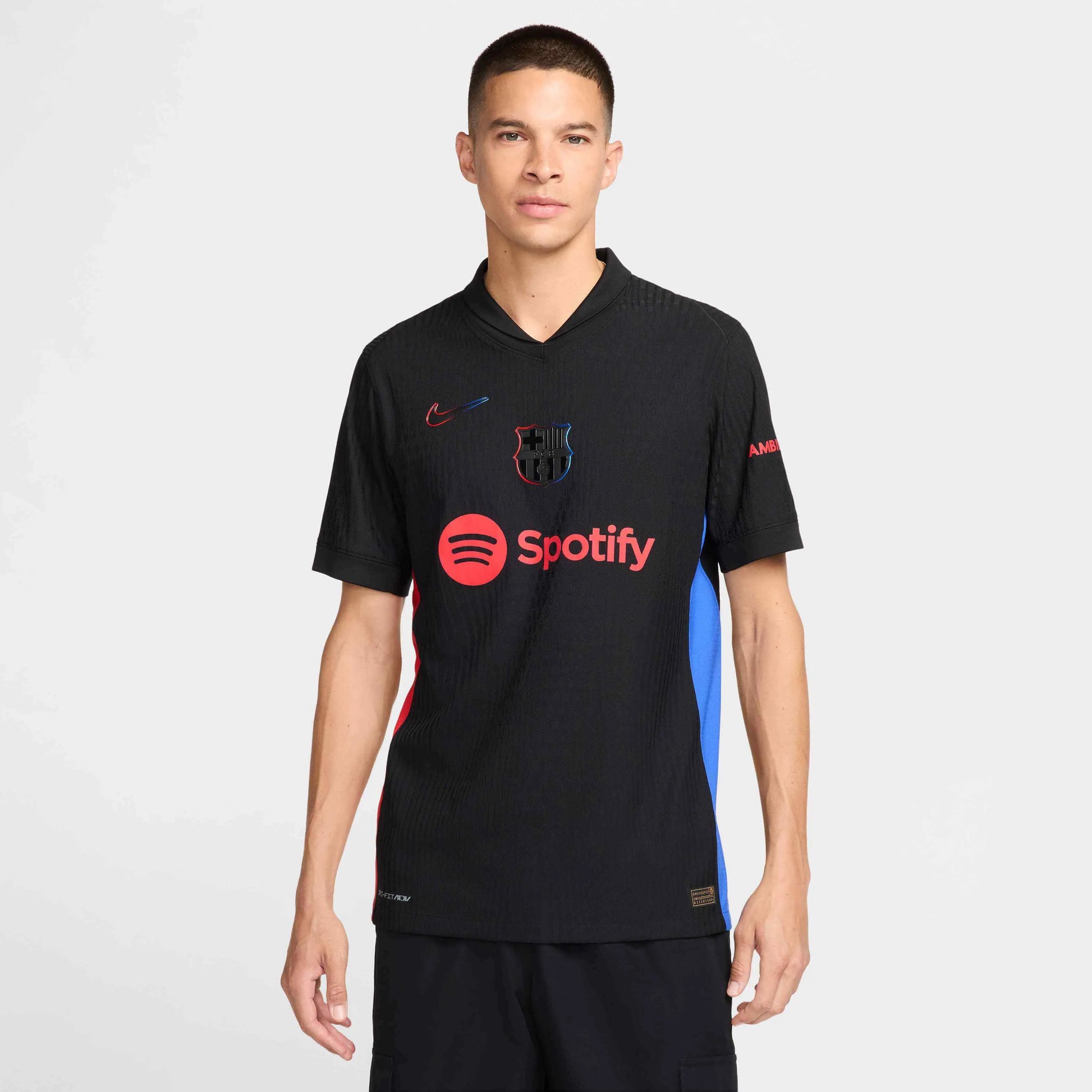 Nike 2024-25 Barcelona Men's Authentic Away Jersey (Model - Front)