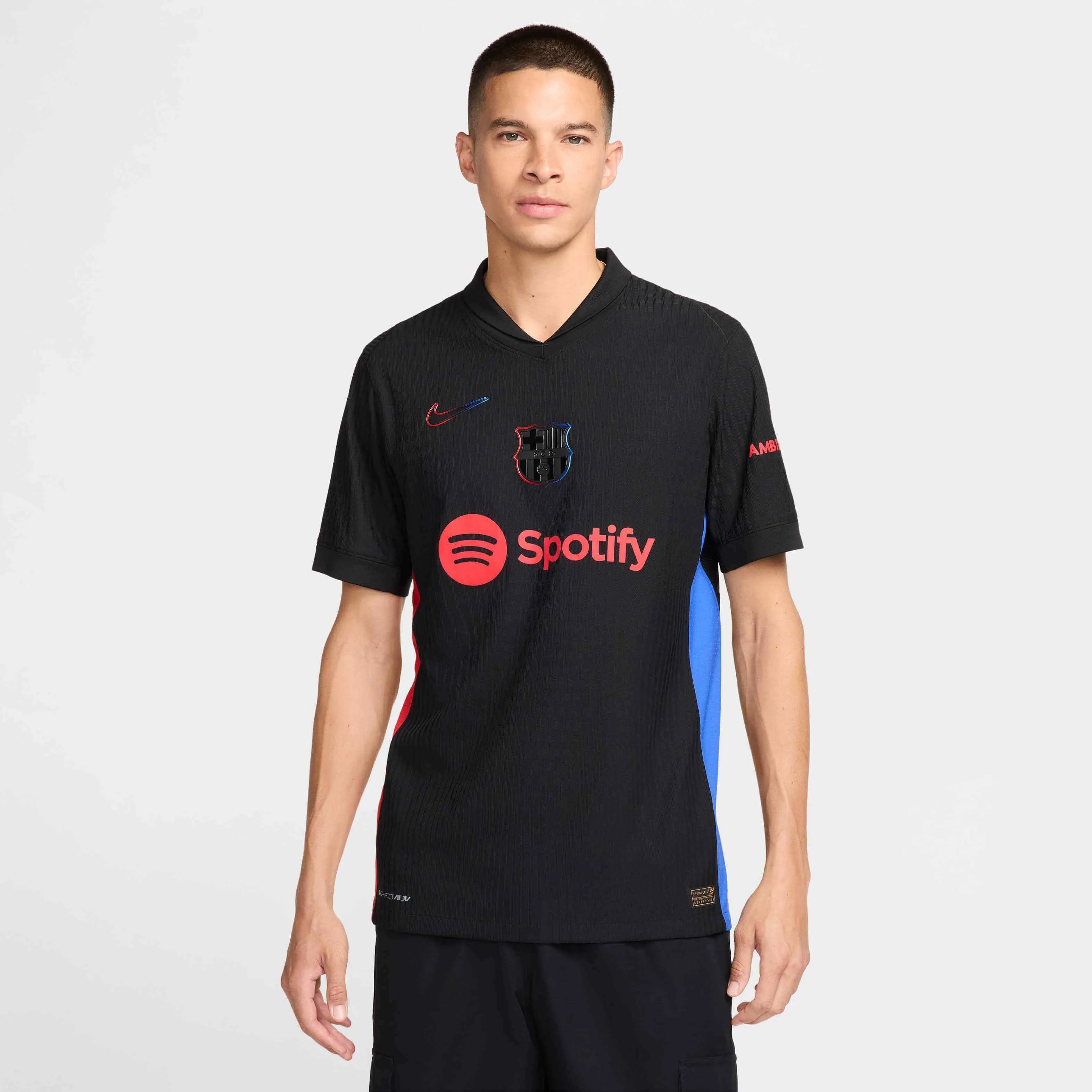 Nike 2024-25 Barcelona Men's Authentic Away Jersey (Model - Front)