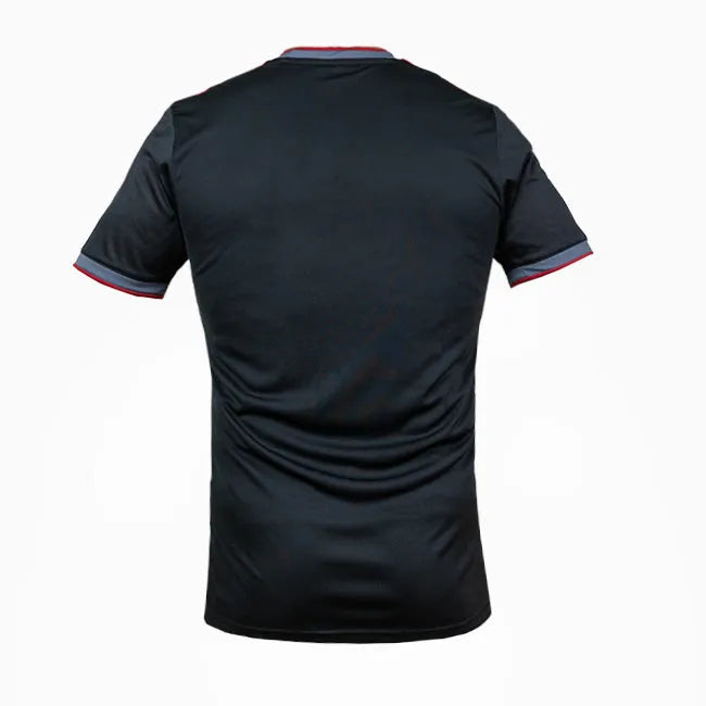 back side of adidas LAUFA Mi Comp 21 Men's Jersey - Black