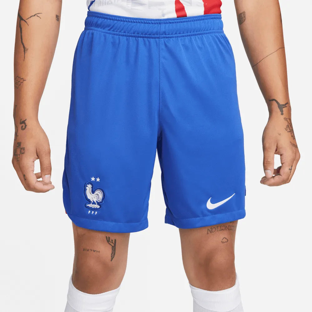 Nike 2022-23 France Away Shorts - Blue (Front)
