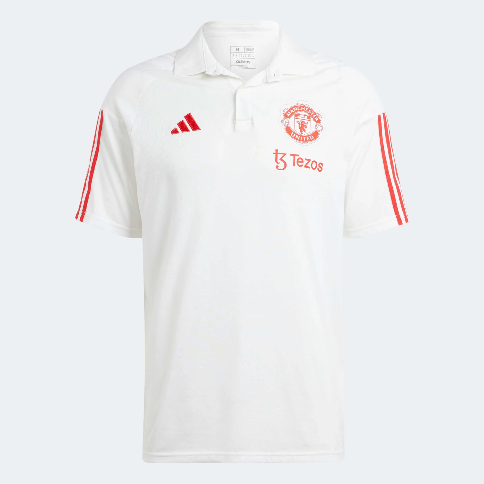 adidas 2023-24 Manchester United Men's Tiro 23 Polo Shirt (Front)