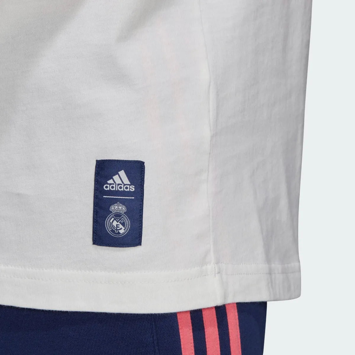 Adidas 2020-21 Real Madrid DNA Graphic Tee - White-Navy
