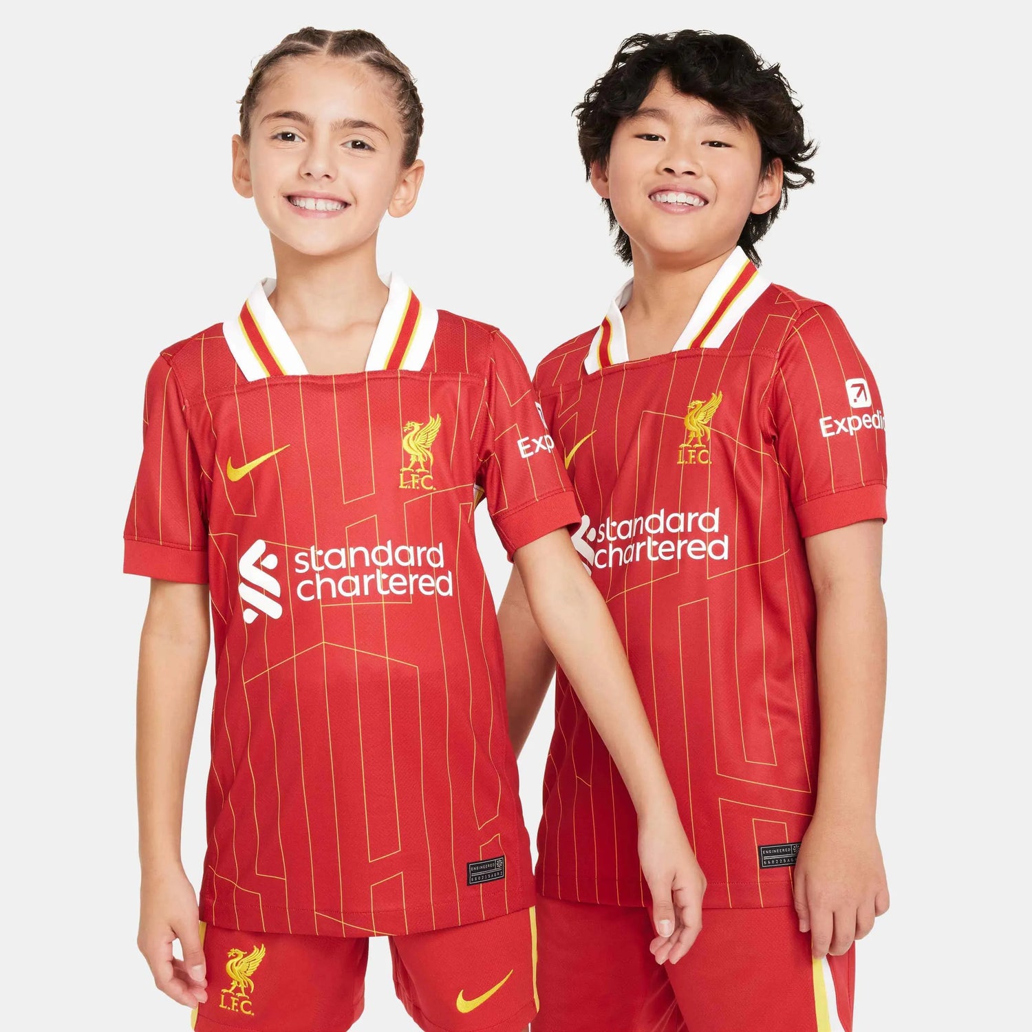 Nike 2024-25 Liverpool Youth Stadium Home Jersey (Models - Front)