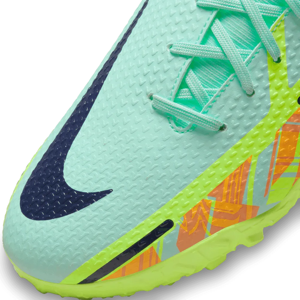 Nike Phantom GT2 Academy DF Turf - Mint-Blackened Blue (Detail 1)