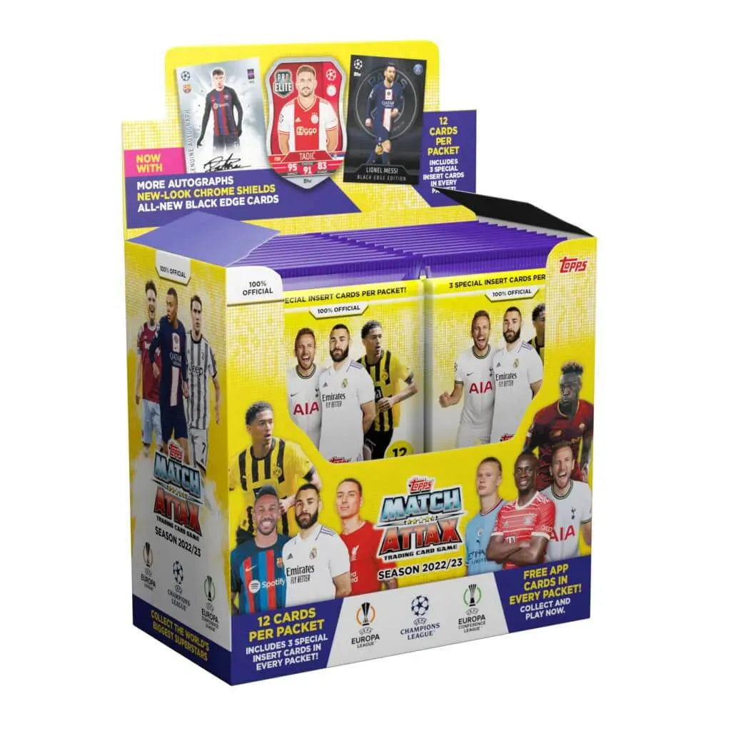 2022-23 Topps Match Attax UEFA Champions League Cards BOX (Front)