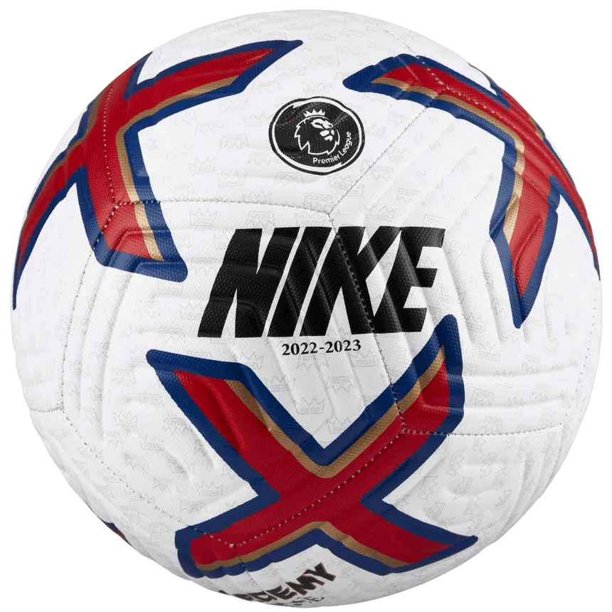 Nike 2022-23 Premier League Academy Ball - White-Red-Blue (Front)