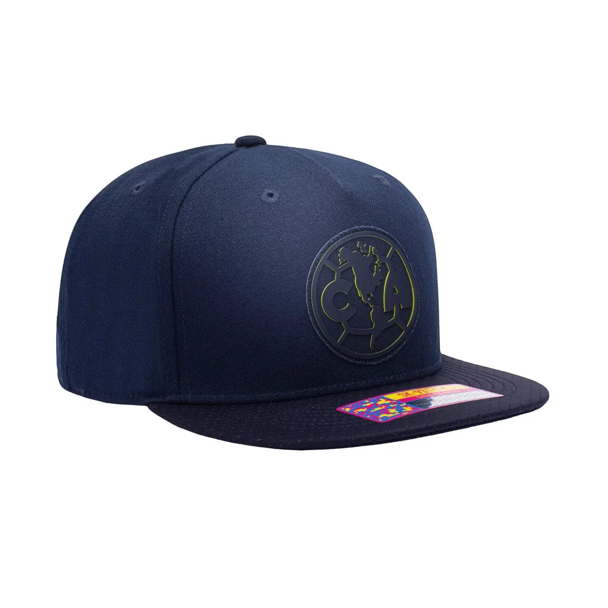 FI Collection Club America Elite Snapback Hat - Navy (Diagonal 2)