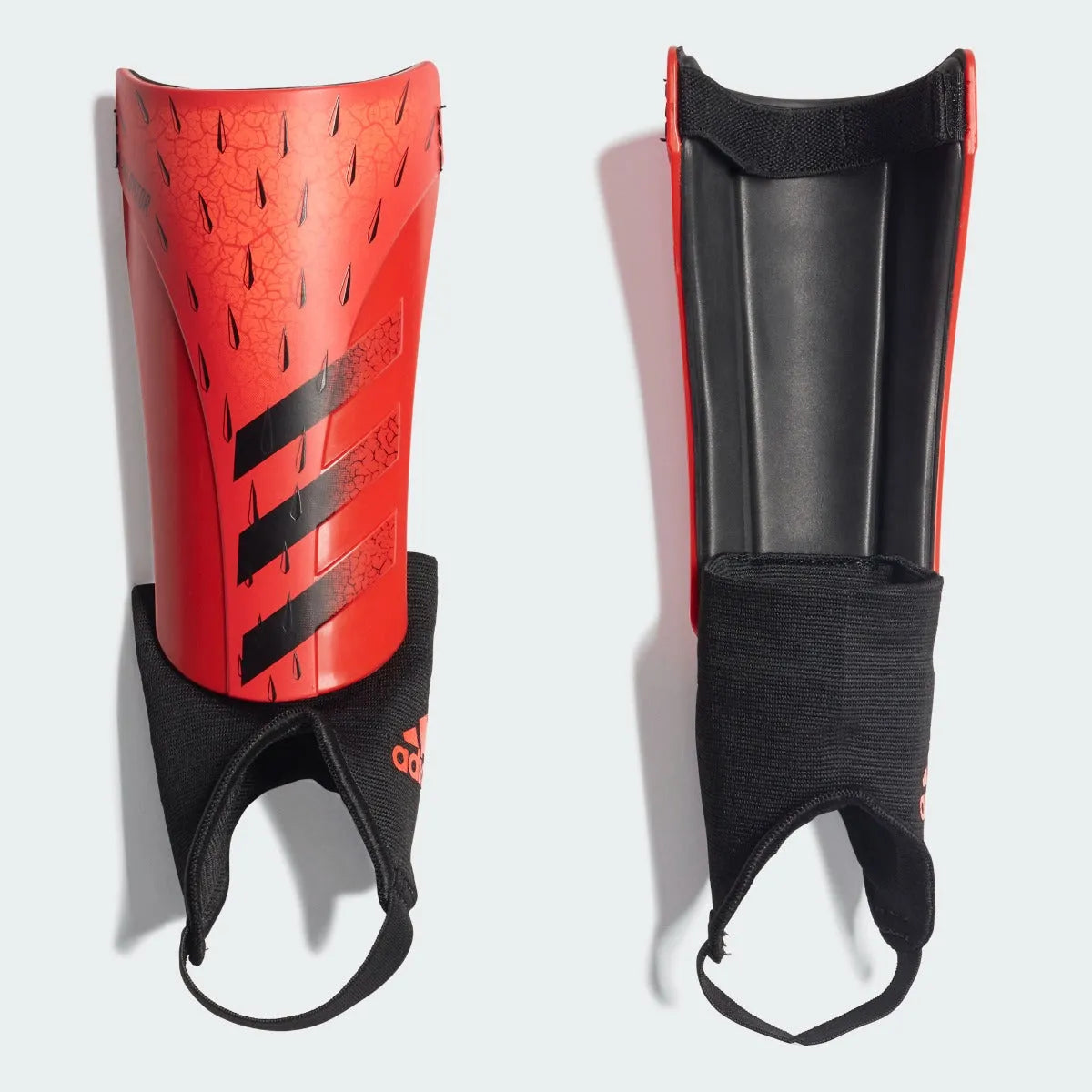 Adidas Youth Predator Match Shin Guards - Red-Black (Main)