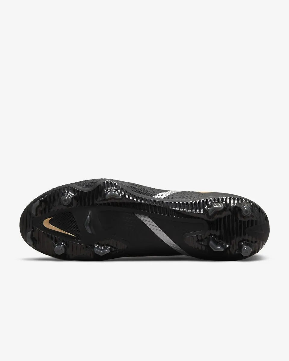 Nike Phantom GT2 Pro DF FG - Black-Dark Grey-Gold (Bottom)