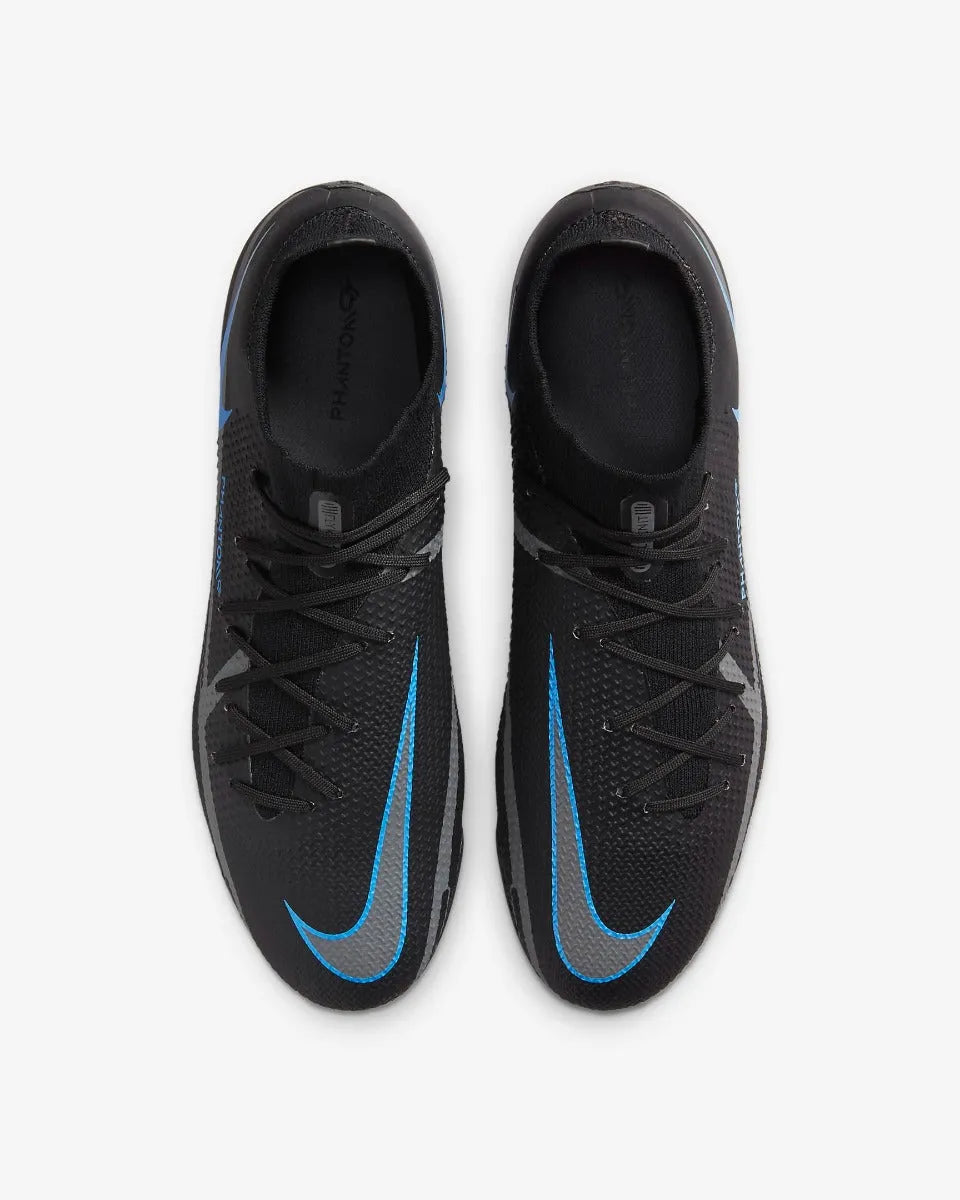 Nike Phantom GT2 PRO DF FG - Black-Blue (Pair - Top)