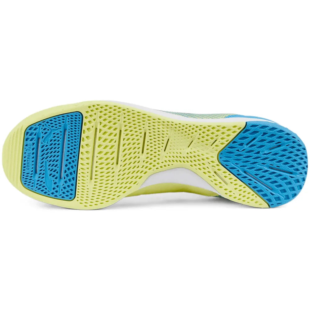 Puma Ibero III Indoor Fresh Yellow-Bleu Azur-Puma White (Bottom)