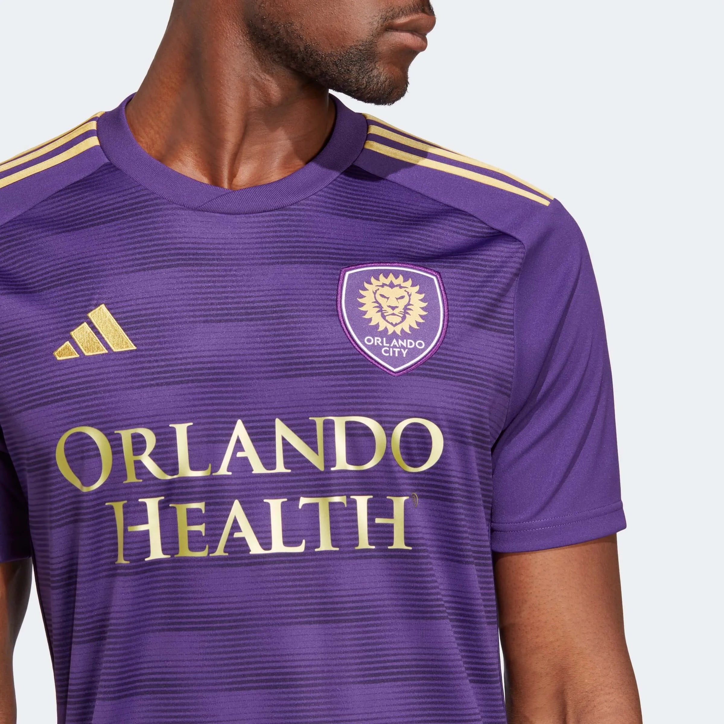 adidas 2023-24 Orlando City Home Jersey - Rich Purple (Detail 1)