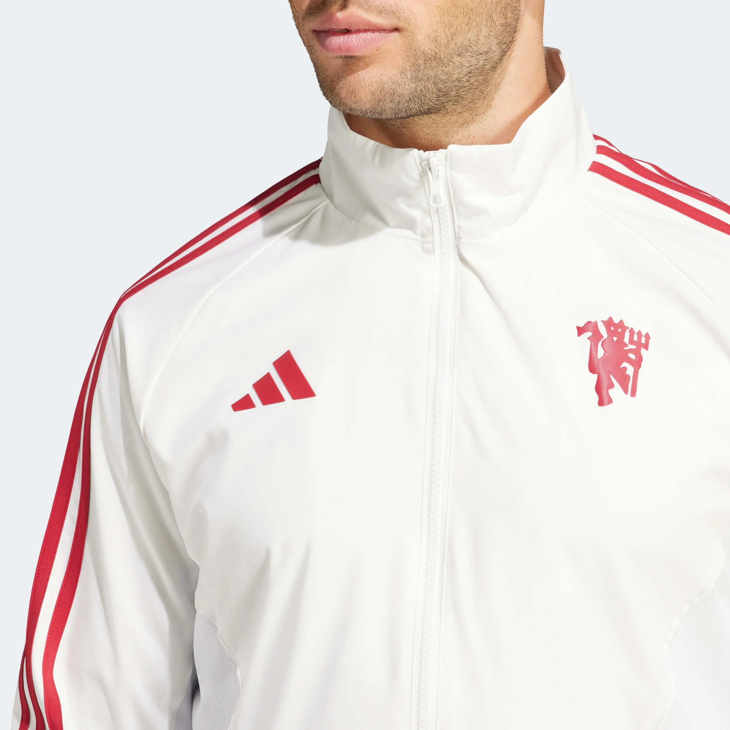 adidas 2023-24 Manchester United Men's EU Anthem Jacket (Detail 1)