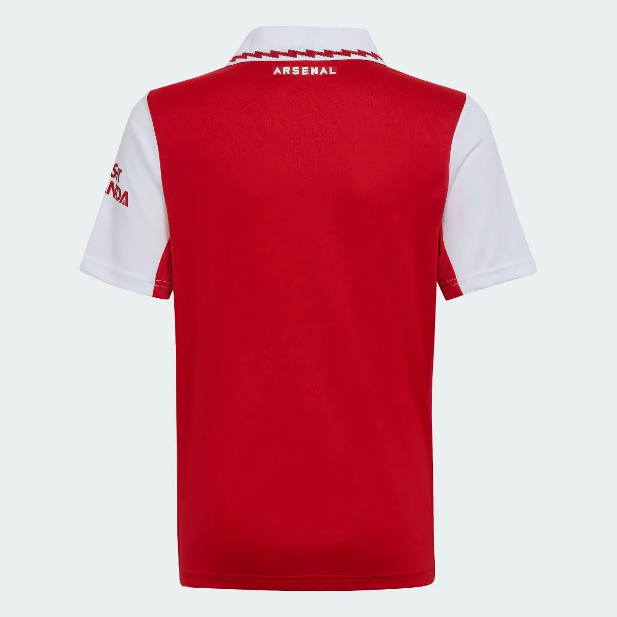 adidas 22-23 Arsenal FC Youth Home Jersey - Scarlet-White (Back)