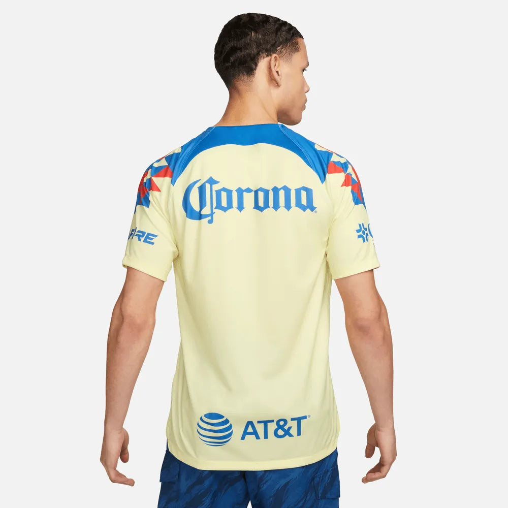 Nike 2023-24 Club America Men's Stadium Home Jersey (Model - Back)