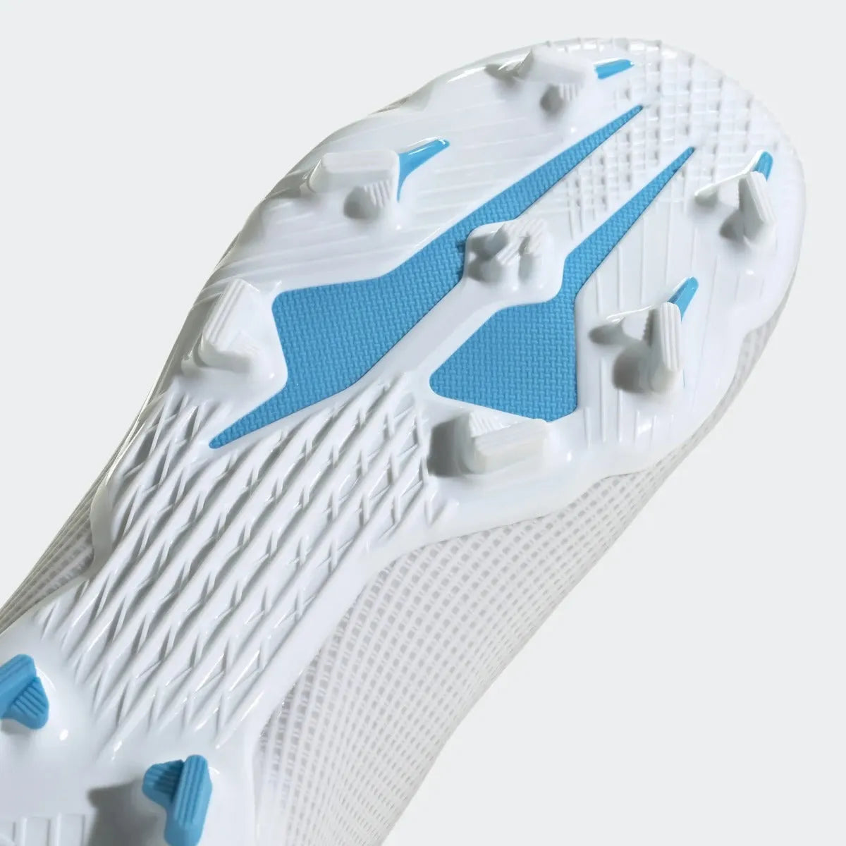 adidas JR X Speedflow .3 Laceless FG - White-Hi Res Blue (Detail 2)