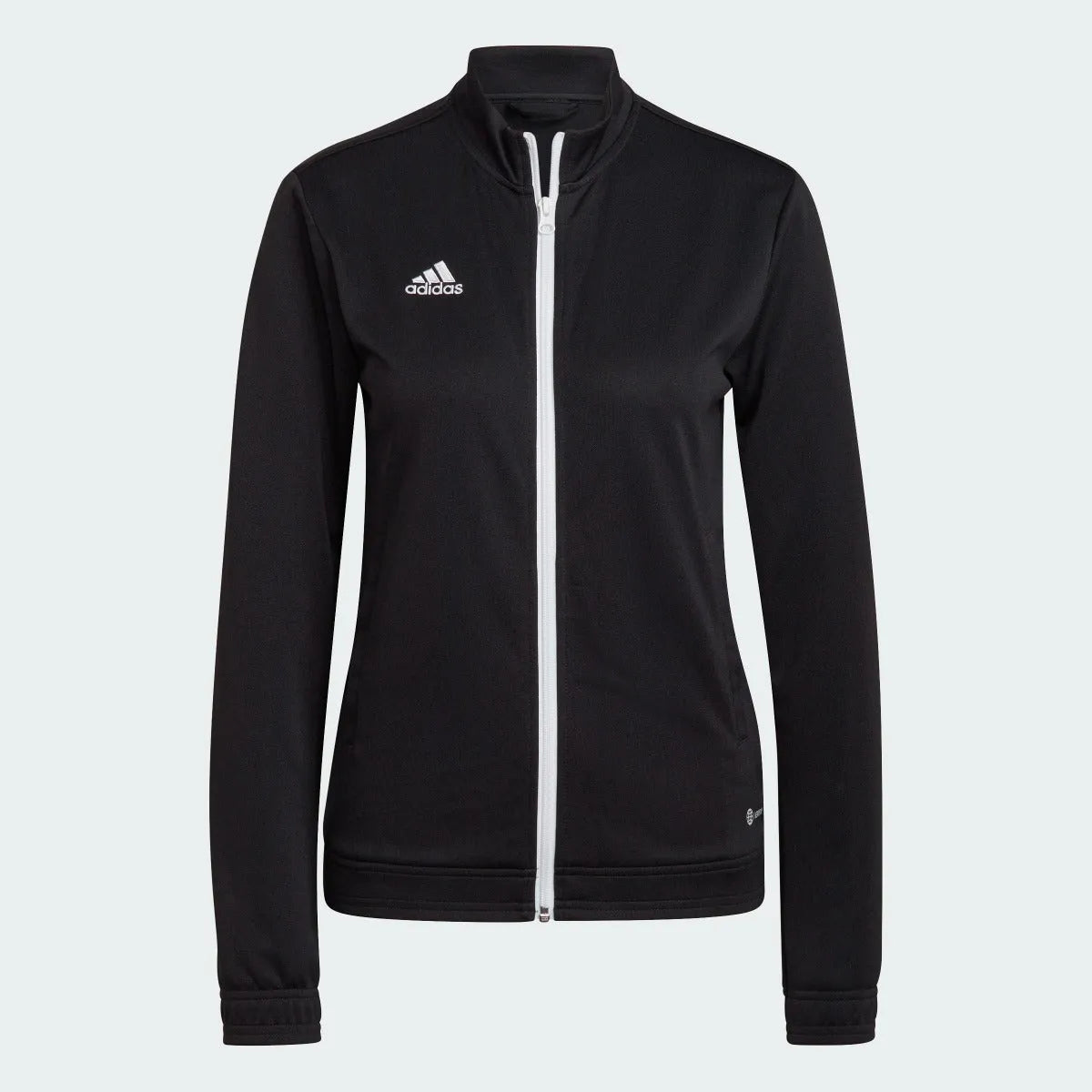 adidas Entrada 22 Women's Track Jacket - Black (Front)