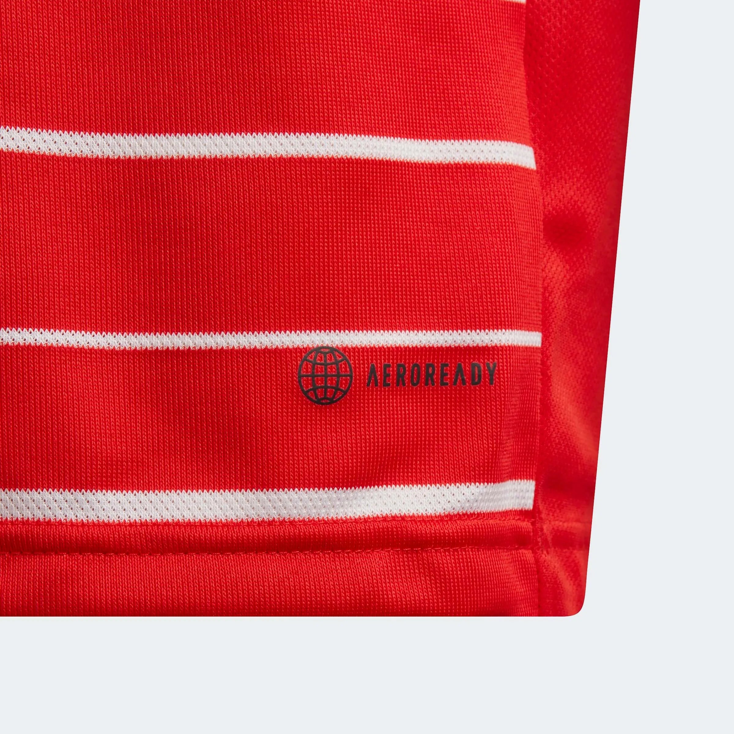 adidas 2022-23 Bayern Munich Youth Home Jersey - Red-White (Detail 3)