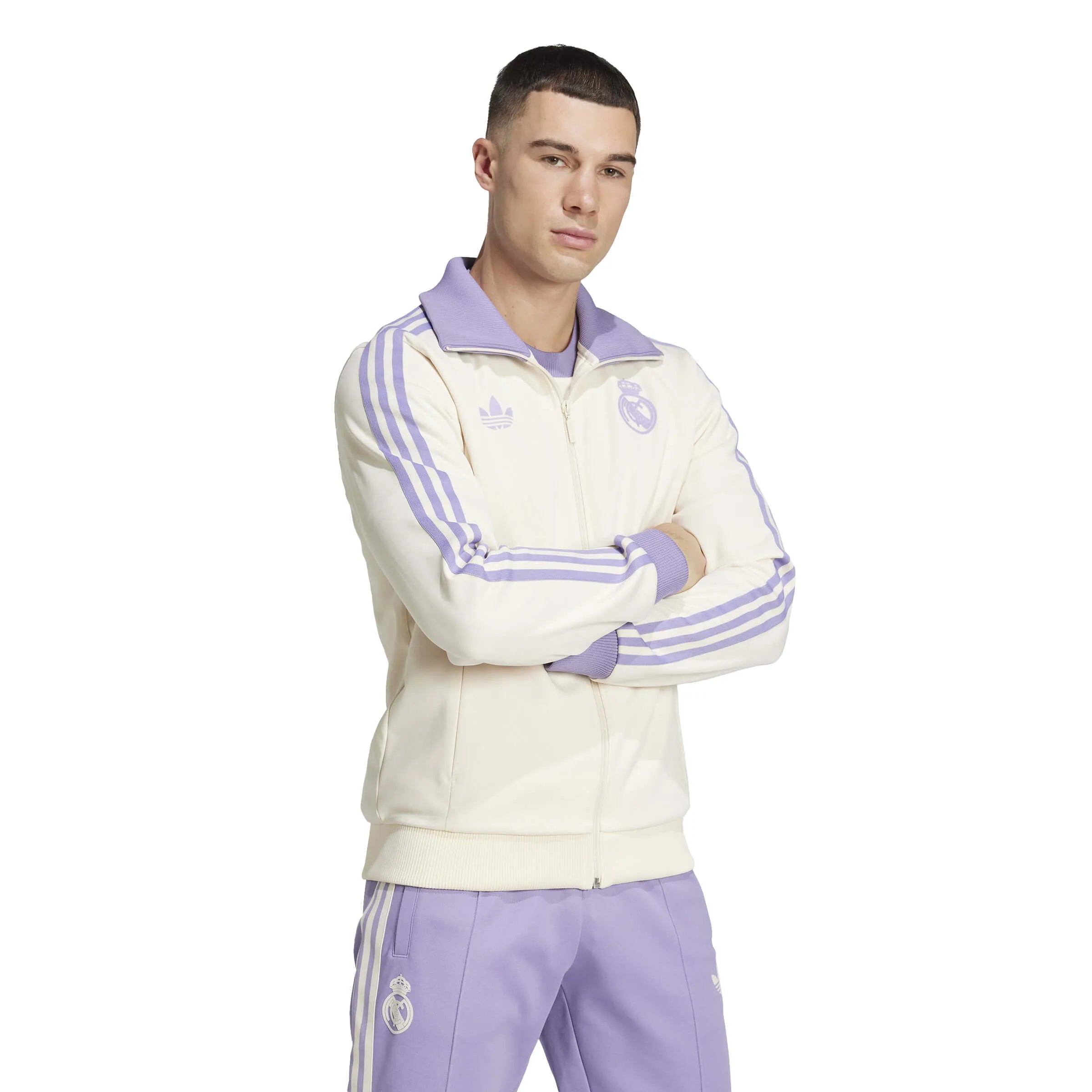 adidas 2024-25 Real Madrid Men's Originals Track Top (Model - Side)
