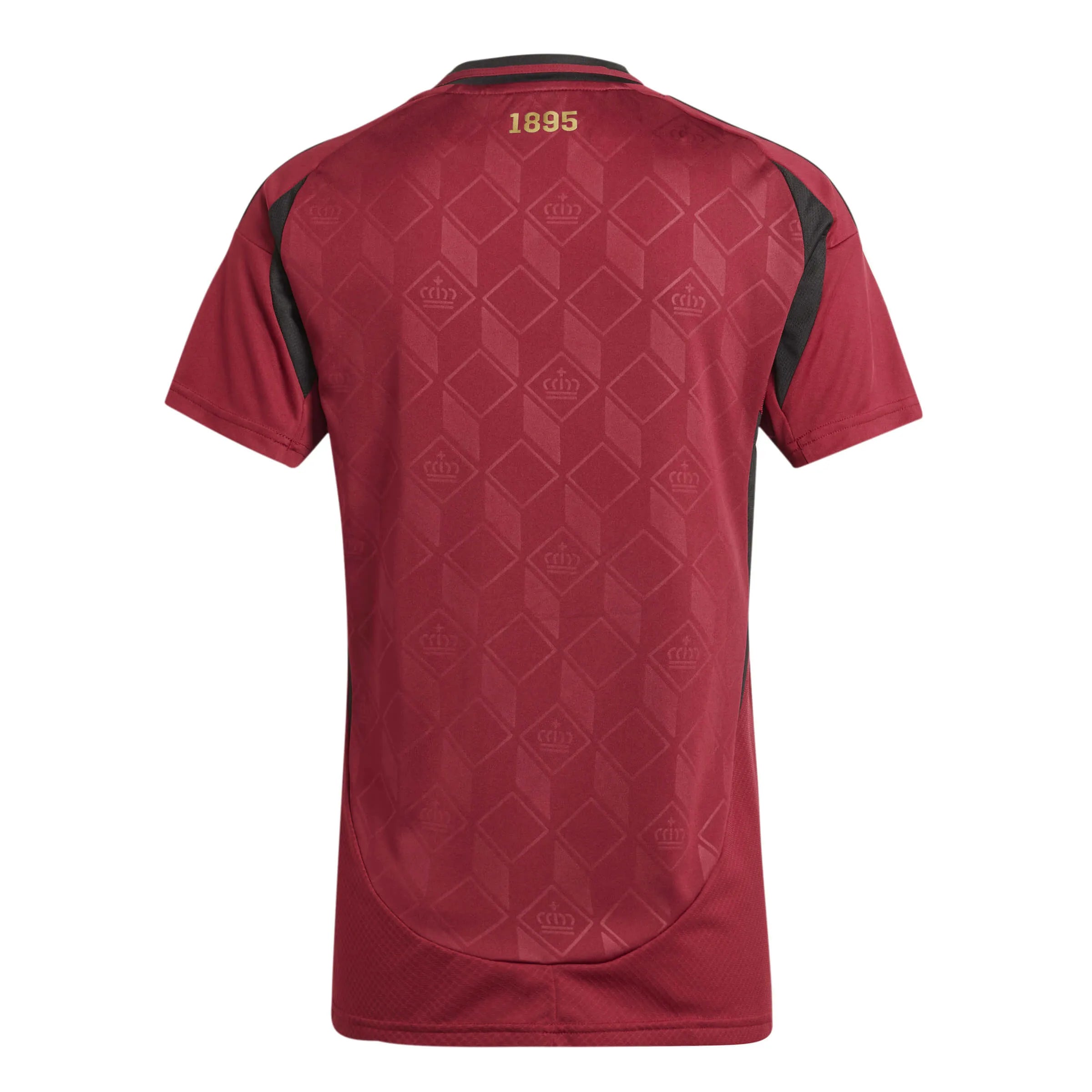 adidas 2024-25 Belgium Women's Stadium Home Jersey (Back)
