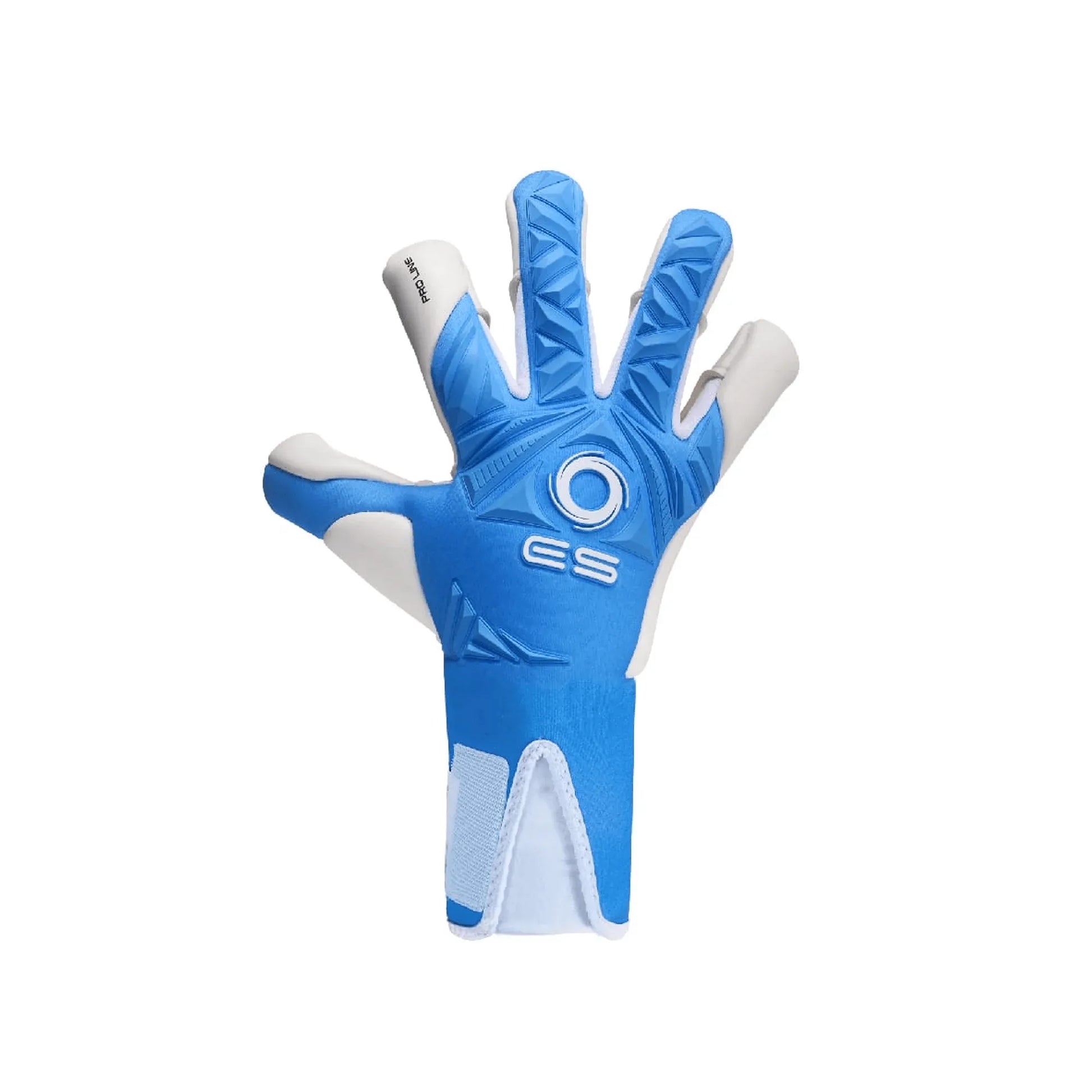 Elite Sport Neo Revolution Blue Goalkeeper Gloves - Blue-White (Single - Outer)