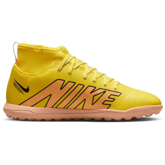 Nike Jr Superfly 9 Club Turf - Yellow Strike - Sunset Glow (Side 2)