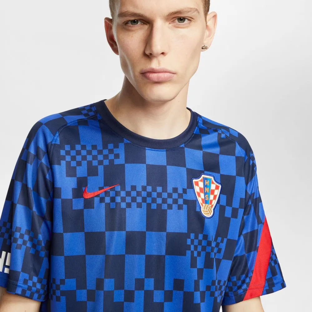 Nike 2020-21 Croatia Dri-Fit Training Top - Blue