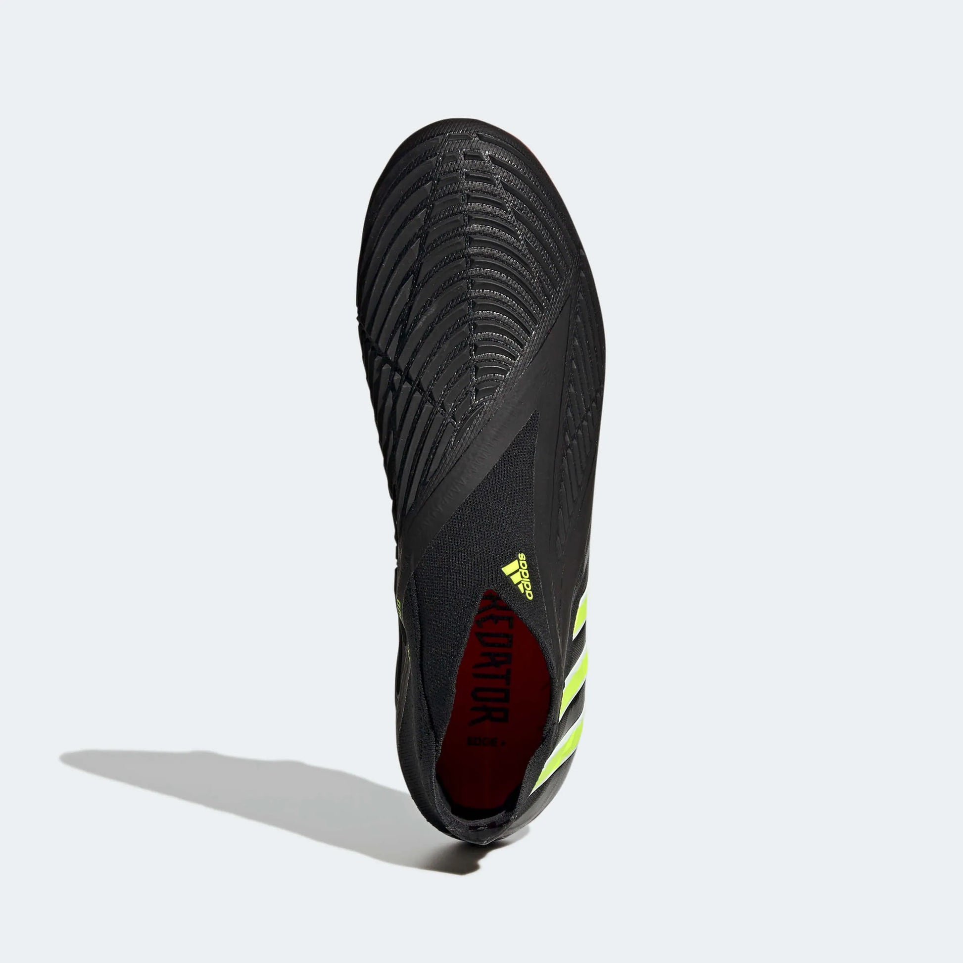 adidas Predator Edge + FG - Black-Solar Yellow (Top)