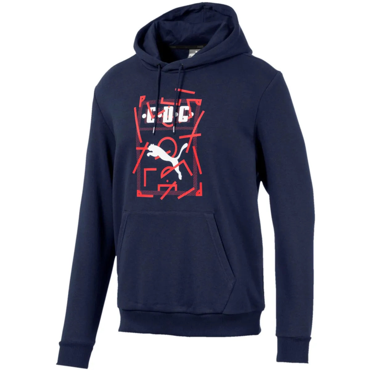 Puma Chivas DNA Graphic Hoodie 2019-20 - Navy-Red