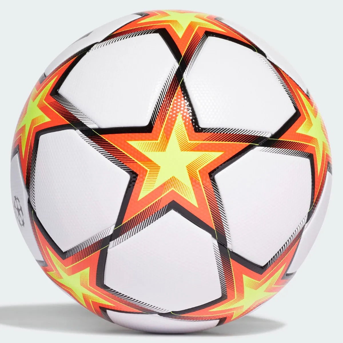 Adidas UCL League Pyrostorm Ball - White-Solar Red-Yellow (Back)