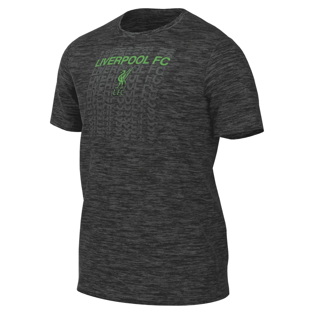Nike 2023-24 Liverpool Crest Tee - Grey - Green (Front)