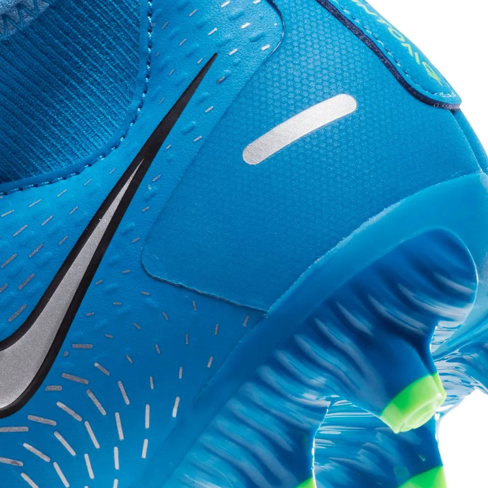 Nike JR Phantom GT Academy FG-MG - Blue-Silver (Detail 2)