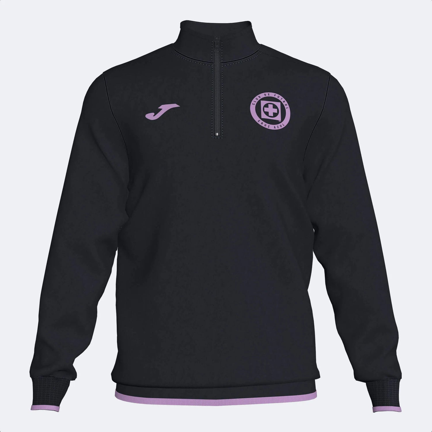 Joma 2022-23 Cruz Azul Quarter Zip Training Top - Black (Front)