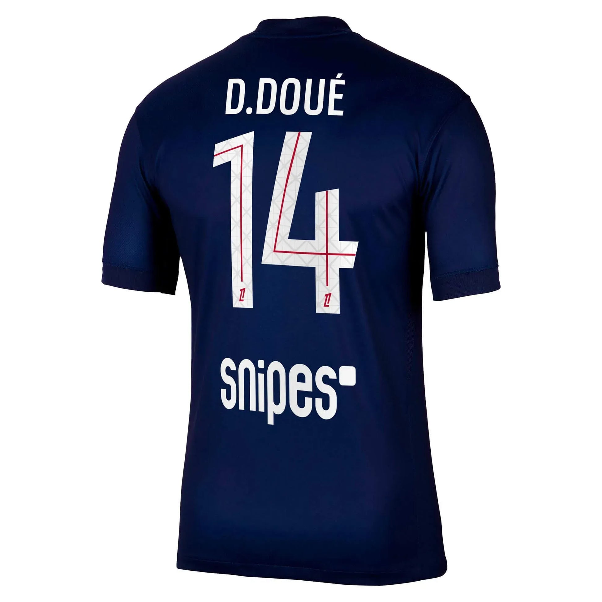 Nike 2025-26 PSG Men's Stadium Home Soccer Jersey (D. Doue)