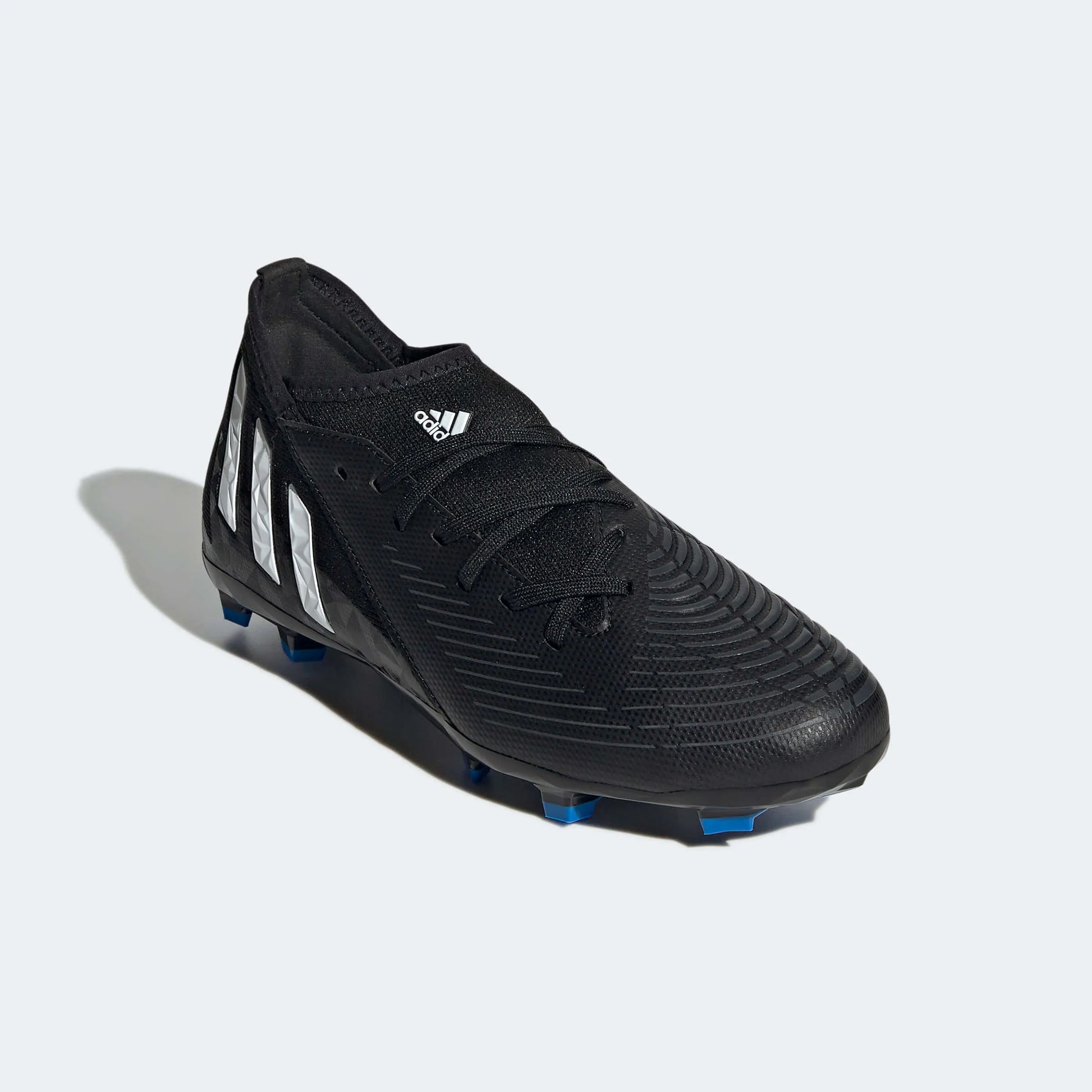 adidas Kids Predator Edge .3 FG - Black-White (Diagonal 1)