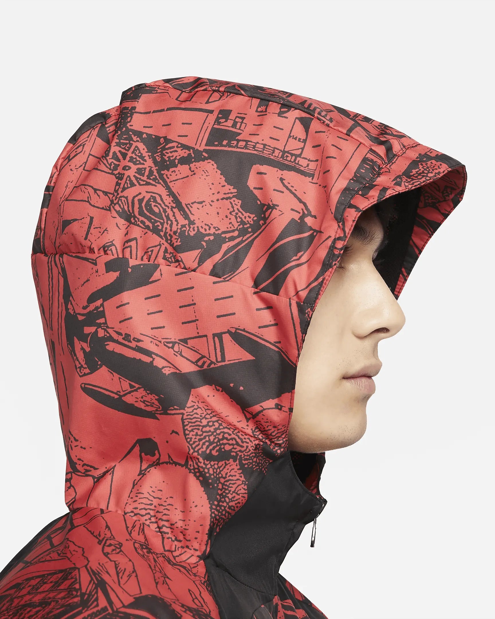 Nike 22-23 Atletico Madrid AWF Jacket GX - Red-Black (Detail 3)