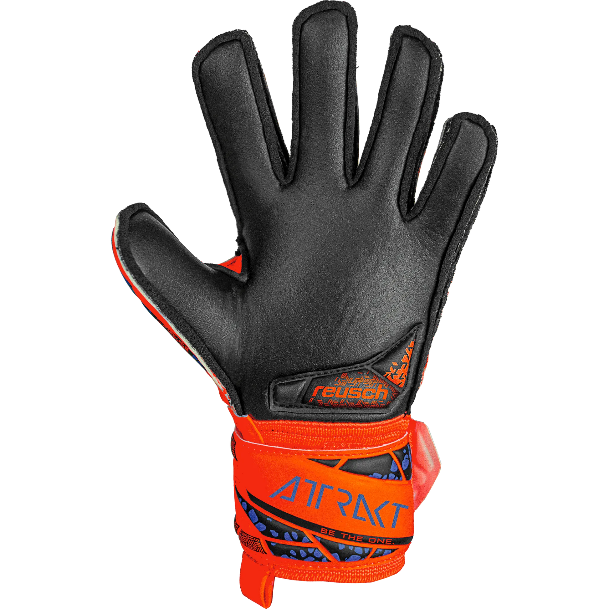 Reusch JR Attrakt Silver Hyper Orange-Electric Blue-Black (Single - Inner)
