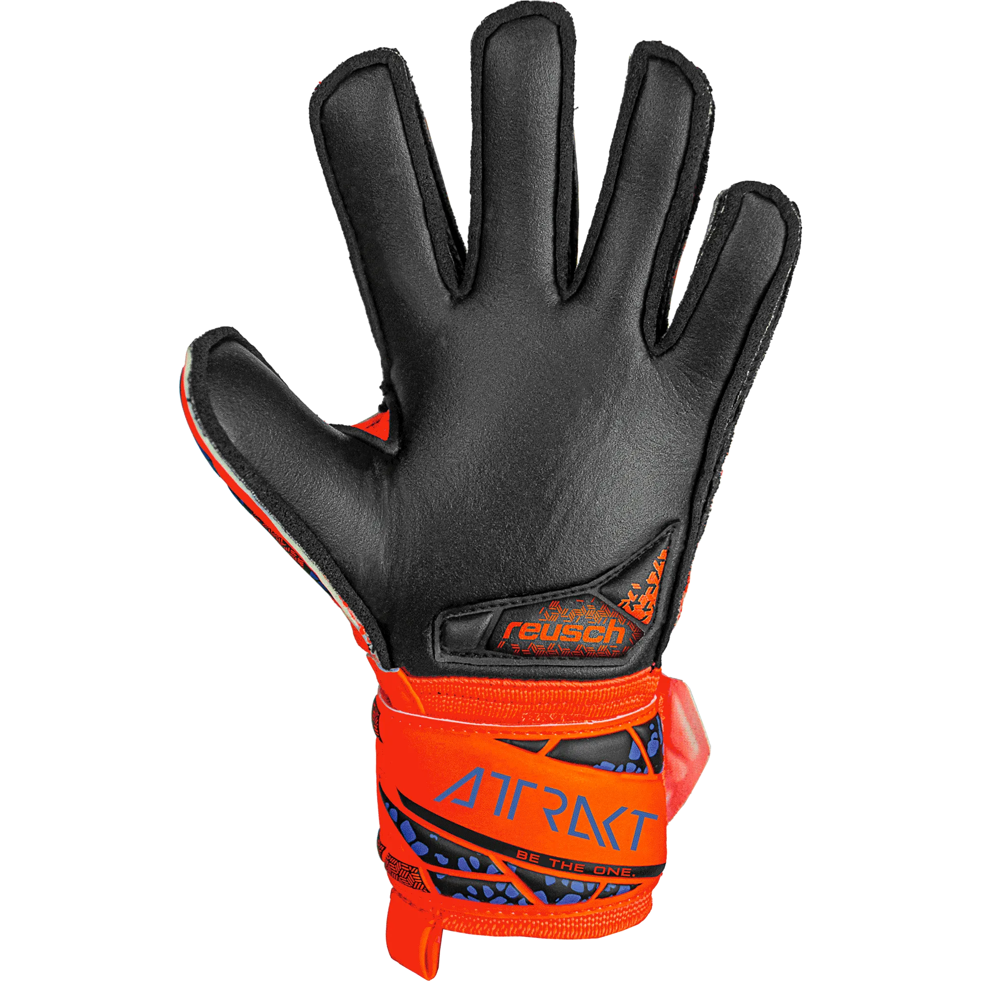 Reusch JR Attrakt Silver Hyper Orange-Electric Blue-Black (Single - Inner)