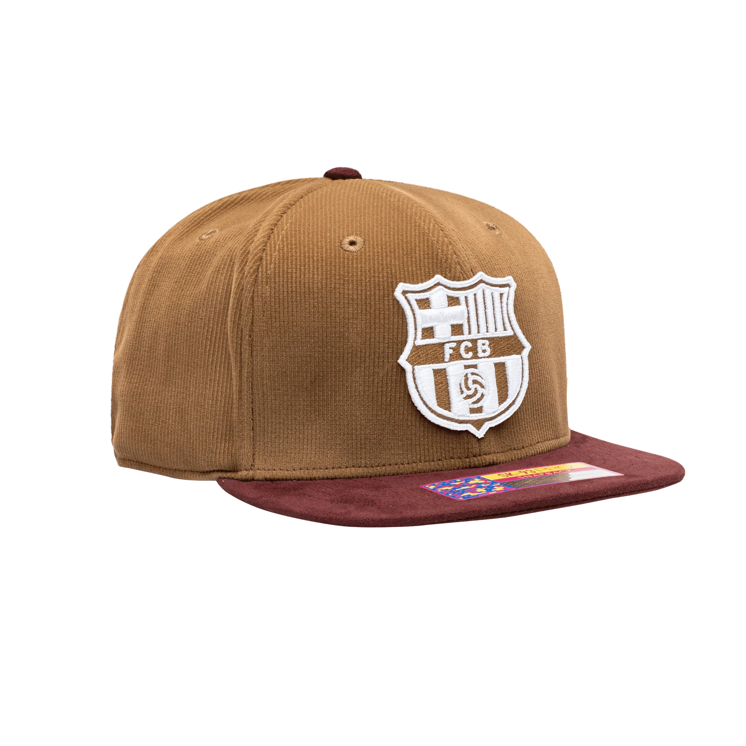 FI Collection Barcelona Cognac Snapback Hat (Lateral - Side 2)