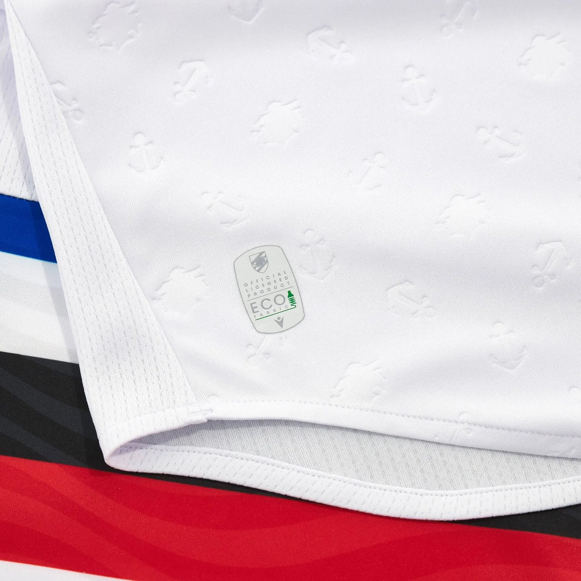Macron 2023-24 Sampdoria Men's Authentic Away Jersey (Detail 4)