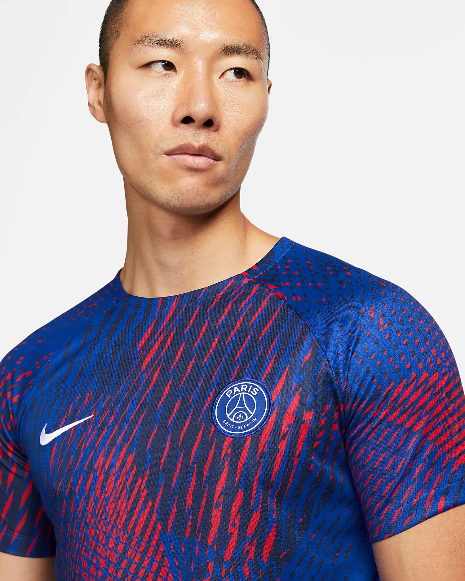 Nike 2022-23 PSG Men's Pre-Match Jersey (Detail 1)