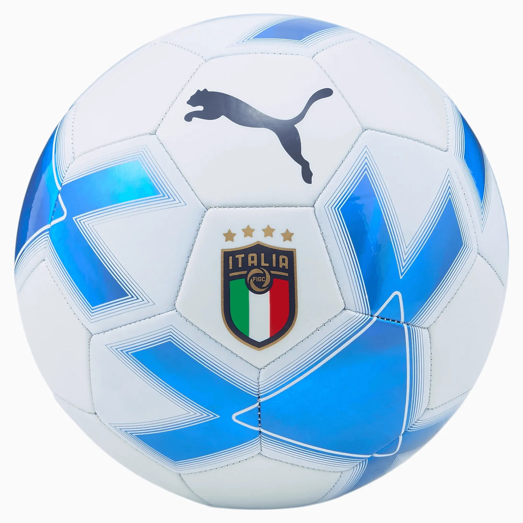 Puma 2022-23 Italy Cage Ball - Puma White-Ignite Blue (Back)