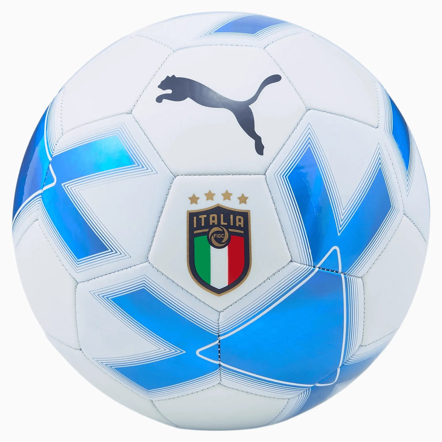 Puma 2022-23 Italy Cage Ball - Puma White-Ignite Blue (Back)