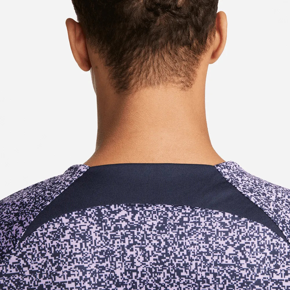 Nike 2023-24 Tottenham Pre-Match Jersey - Black-Light Purple (Detail 2)