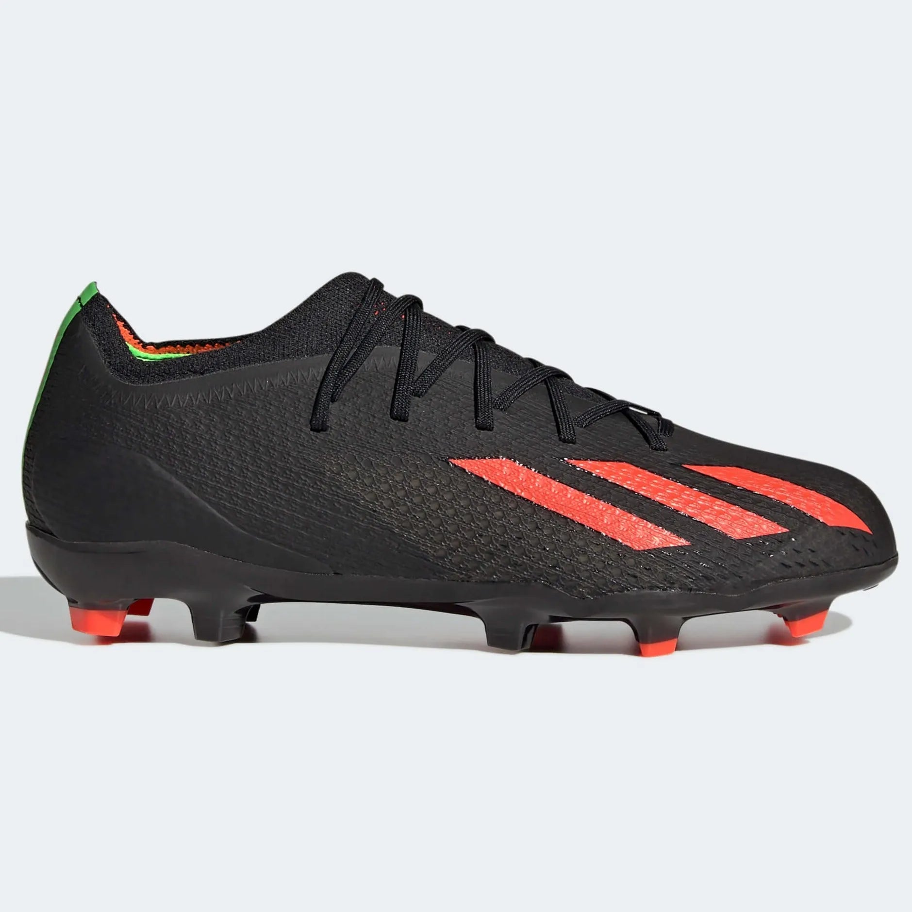 adidas JR X SpeedPortal .1 FG - Black-Solar Red (Side 1)