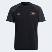 adidas 2022-23 Arsenal Travel Tee - Black (Front)