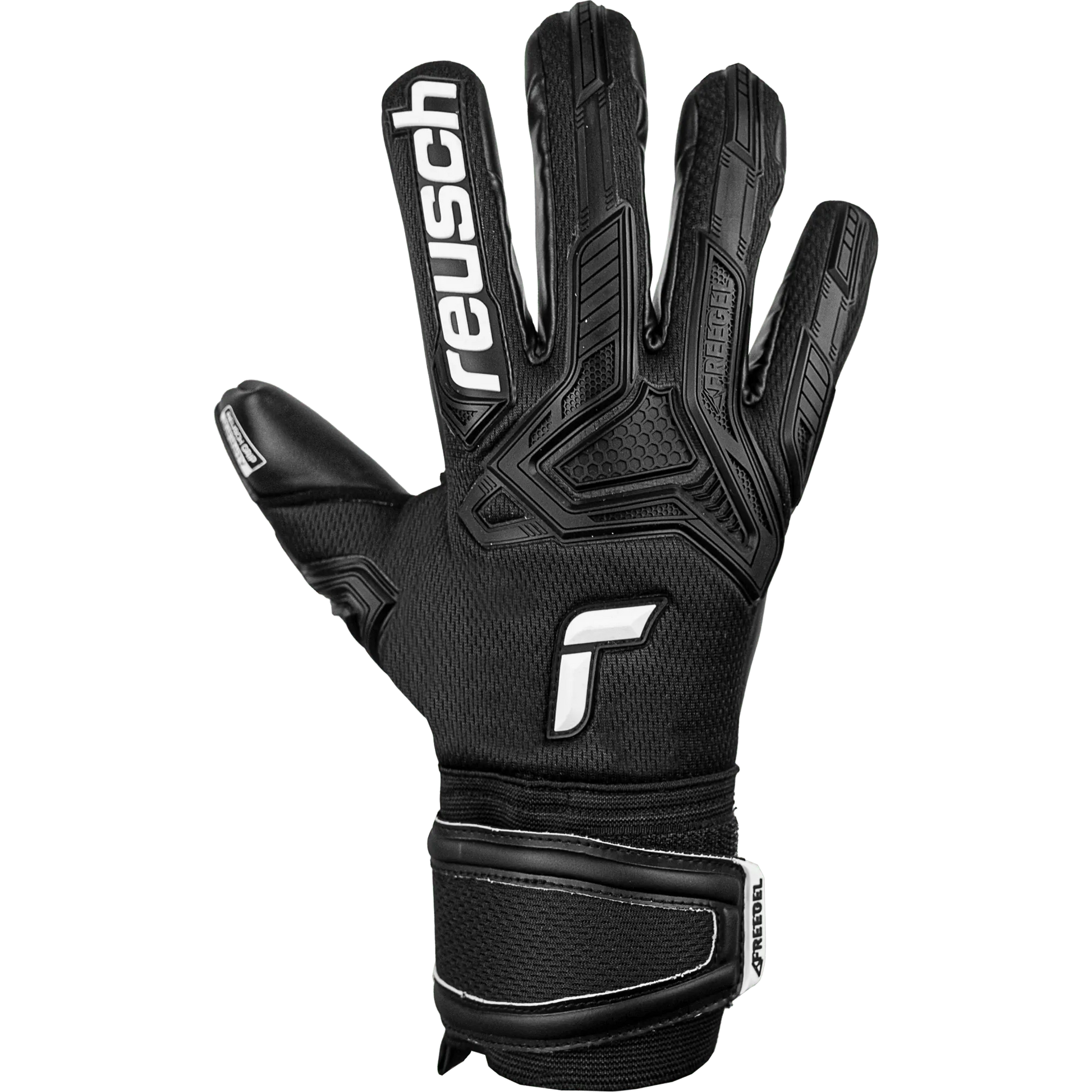 Reusch Attrakt Freegel Infinity FS Goalkeeper Glove - Black (Single - Outer)