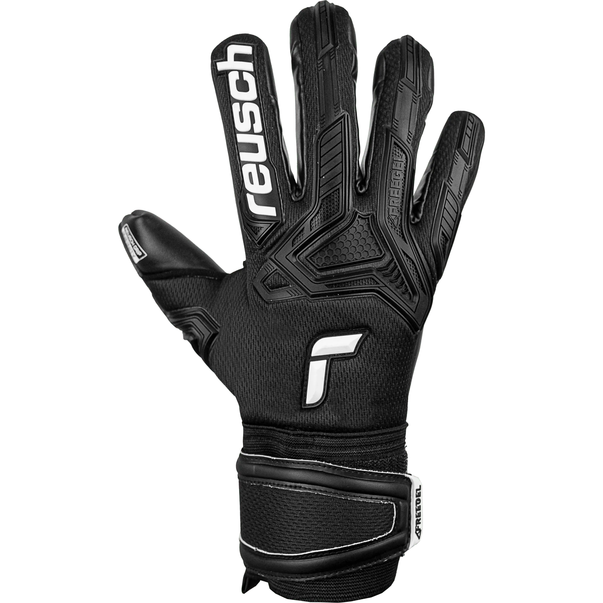 Reusch Attrakt Freegel Infinity FS Goalkeeper Glove - Black (Single - Outer)